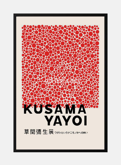 15919Yayoi Kusama – Red Dots Poster