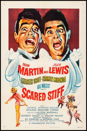1953 scared stiff poster f9738f