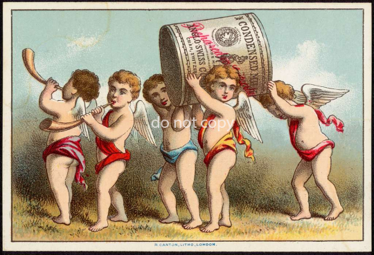 5 angels helping carry a giant can d71dd9