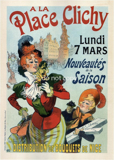 a la place clichy nouveautes de la saison vintage french adv
