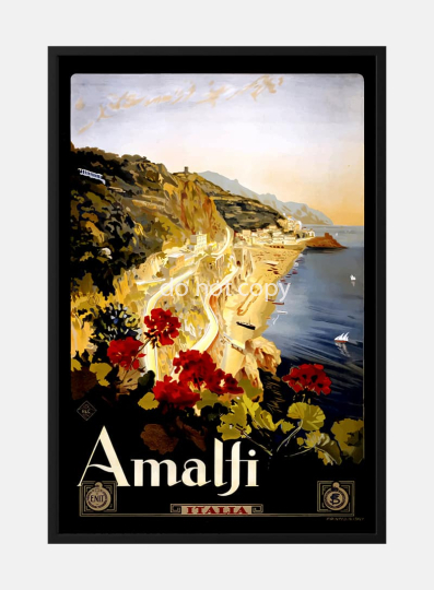 Amalfi Vintage Poster