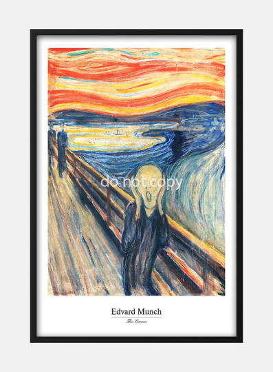 Edvard Munch – The Scream Poster