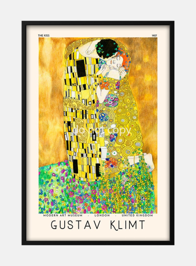 Gustav Klimt – The Kiss Poster