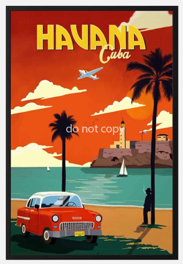 Havana Vintage Poster