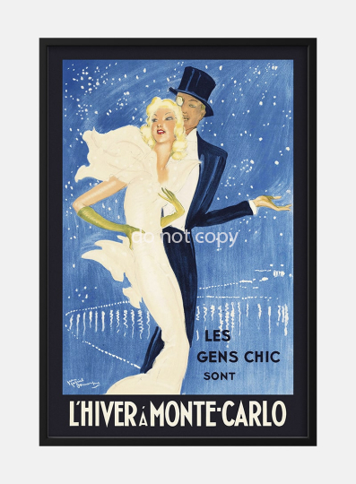 L’Hiver a monte-Carlo Poster